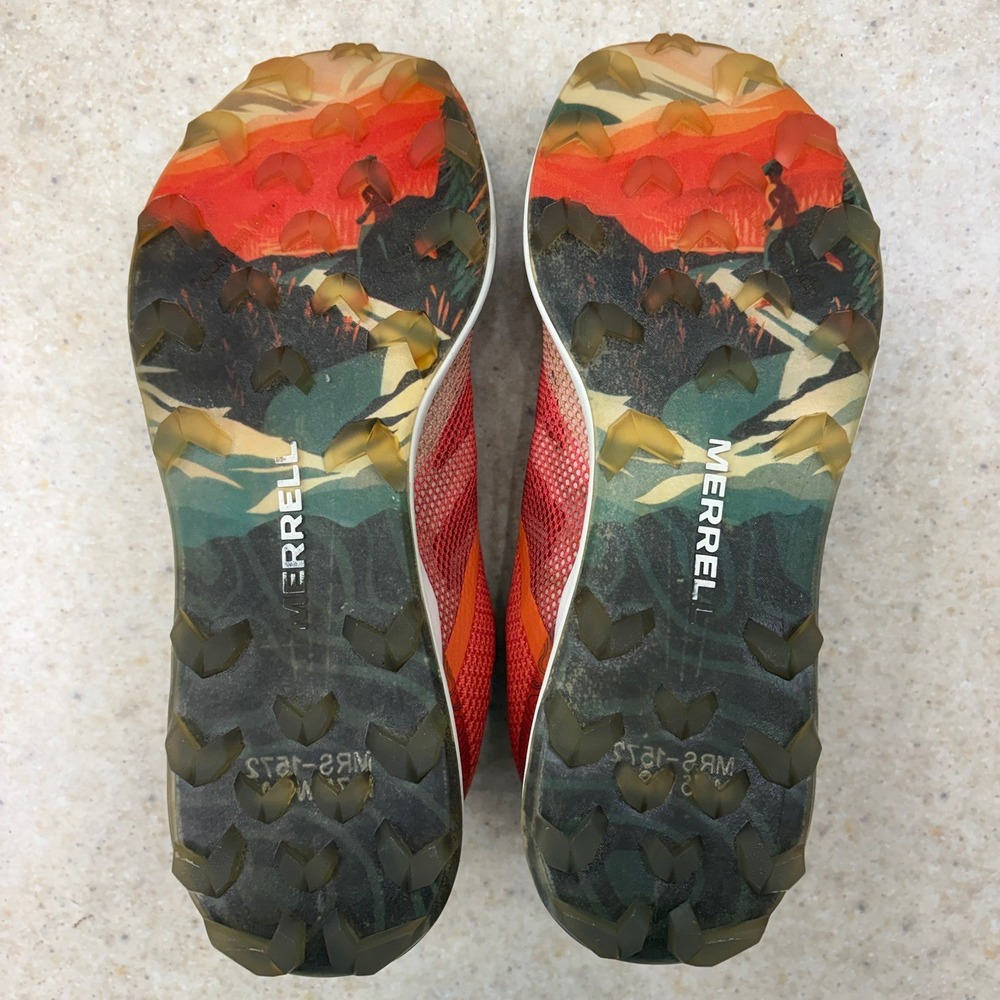 Merrell Womens Skyfire X J002472 Green Red Hiking Trail Shoes Sneakers Sz 9 US - Picture 13 of 15
